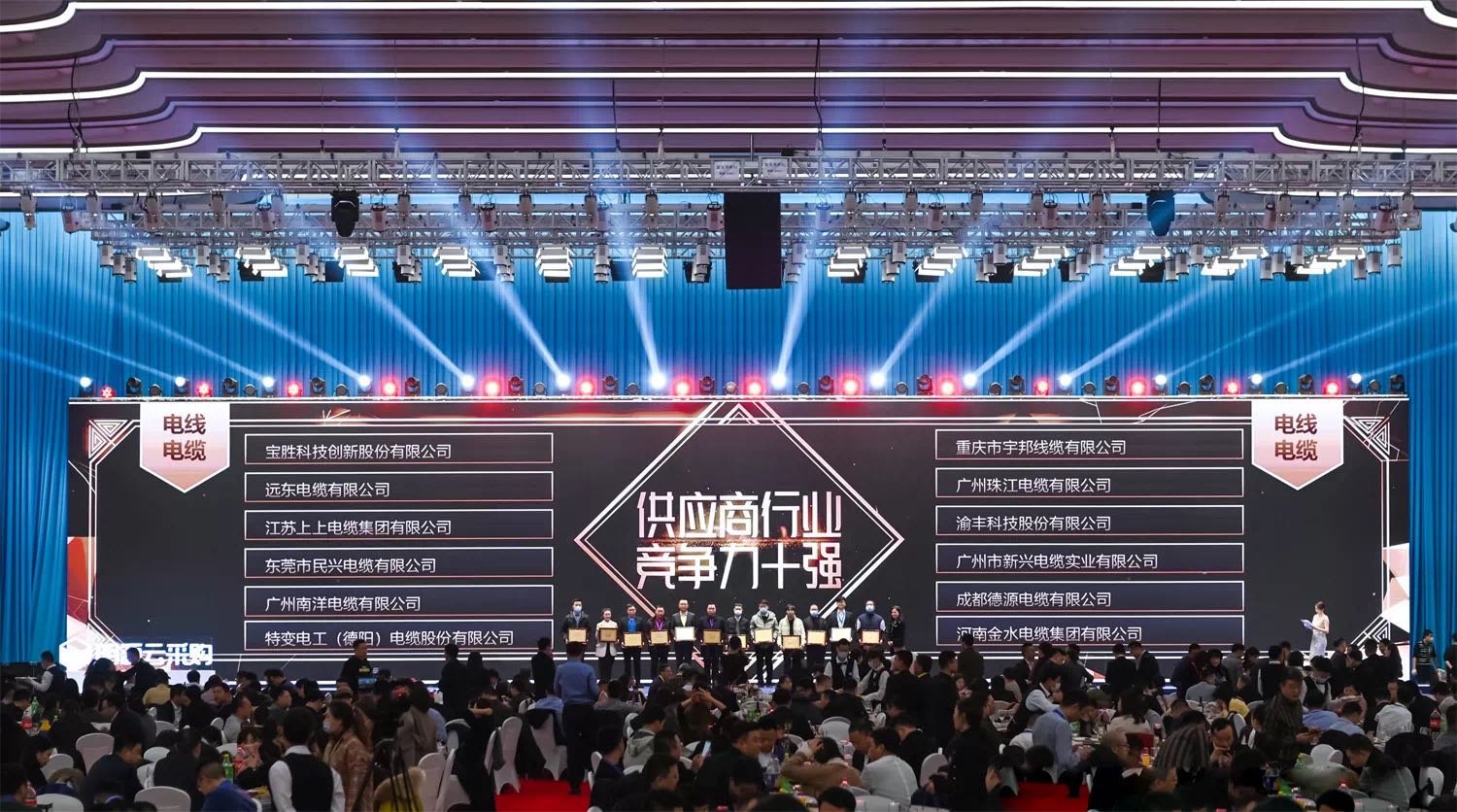 Huacheng Cable won the Top 10 Competitiveness of China's Real Estate Suppliers in 2020